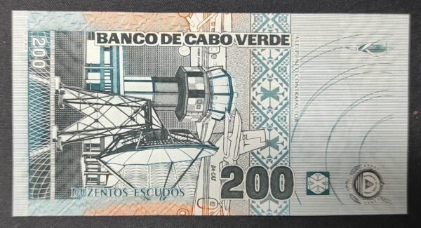 cap vert billet de 200 escudos 2005 pick 68 neuf ( unc )