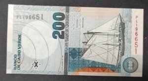 cap vert billet de 200 escudos 2005 pick 68 neuf ( unc )