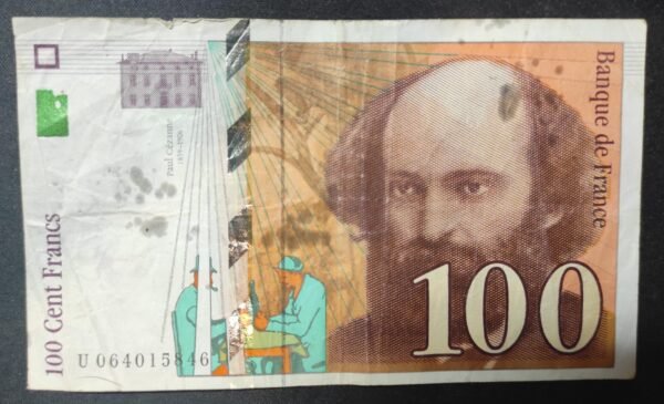 france billet de 100 francs cézanne de 1998 ref : f.74/02 sup (copie)