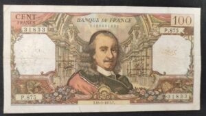 france billet de 100 francs corneille du 15/05/1975 v.892 ref f.65/49 france billet de 100 francs corneille du 15/05/1975 v.892 ref f.65/49
