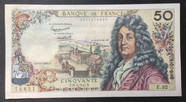 france billet de 50 francs racine du 06/12/1962 z.40 ref f.64/03 (copie)