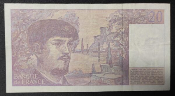 france billet de 20 francs debussy de 1993 w.040 ref : f.66bis/04 (copie)