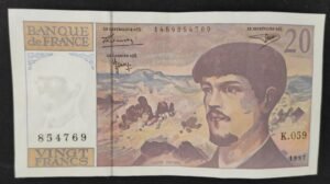 france billet de 20 francs debussy de 1997 s.059 ref : f.66ter/02 (copie) france billet de 20 francs debussy de 1997 s.059 ref : f.66ter/02 (copie)