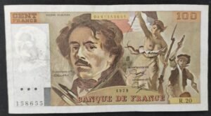 france billet de 100 francs delacroix 1979 r.20 ref : f.68/03