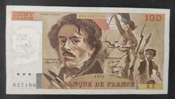 france billet de 100 francs delacroix 1978 z.2 ref : f.68/02 (copie)