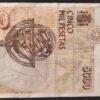 espagne billet de 5000 pesetas de 1992 pick 165