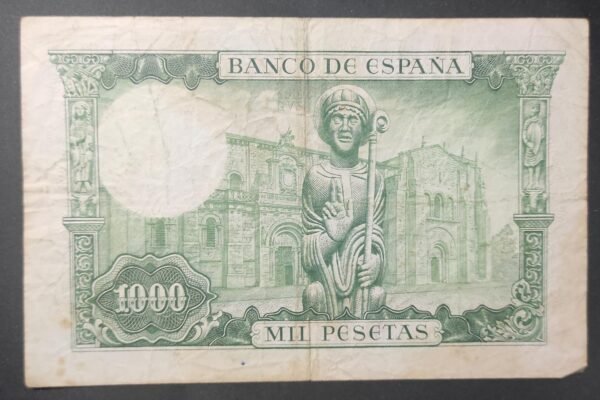 espagne billet de 1000 pesetas du 19/11/1965 pick 151 (copie)
