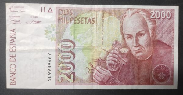 espagne billet de 2000 pesetas de 1992 pick 162 (copie)