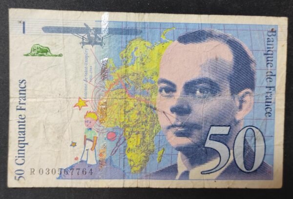 france billet de 50 francs saint exupery 1997 ref : f.73/04 sup (copie)
