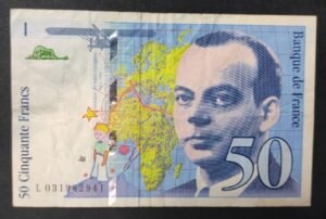 france billet de 50 francs saint exupery 1997 ref : f.73/04 france billet de 50 francs saint exupery 1997 ref : f.73/04