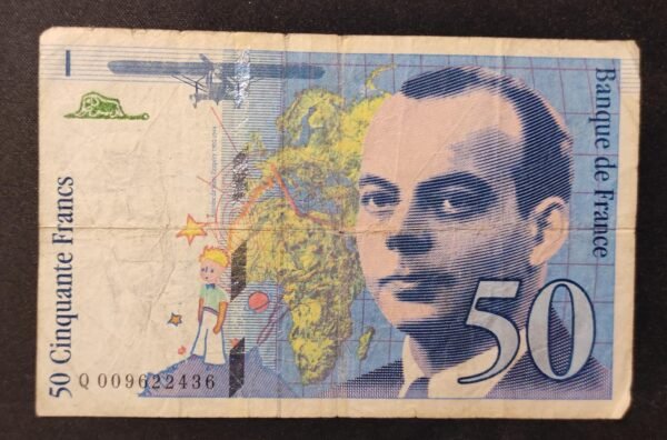 france billet de 50 francs saint exupery 1993 ref : f.72/02 (copie)