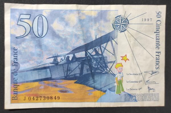 france billet de 50 francs saint exupery 1997 ref : f.73/04 (copie)