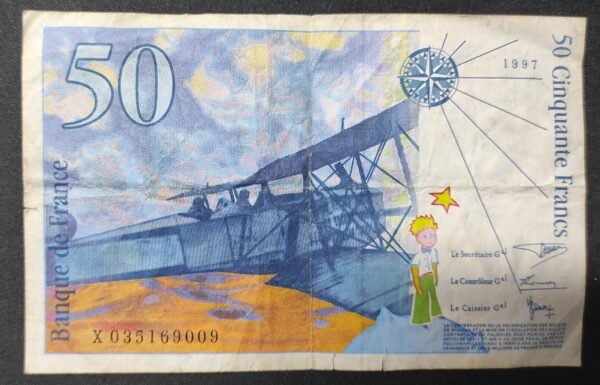france billet de 50 francs saint exupery 1997 ref : f.73/04 (copie)