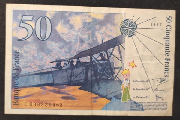 france billet de 50 francs saint exupery 1997 ref : f.73/04 (copie)