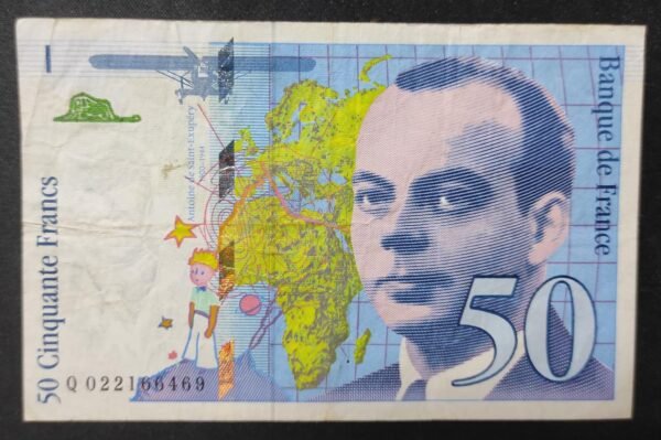 france billet de 50 francs saint exupery 1994 ref : f.73/01d (copie)