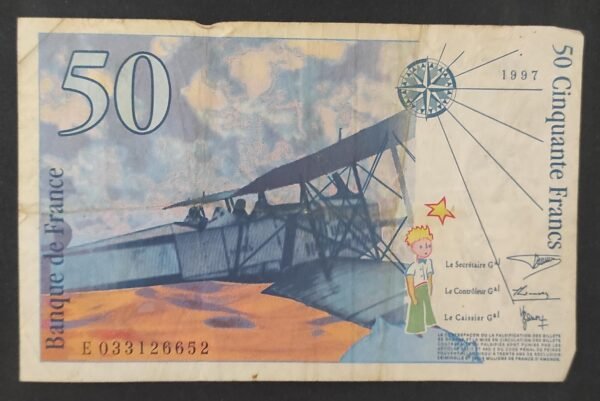 france billet de 50 francs saint exupery 1997 ref : f.73/04 (copie)