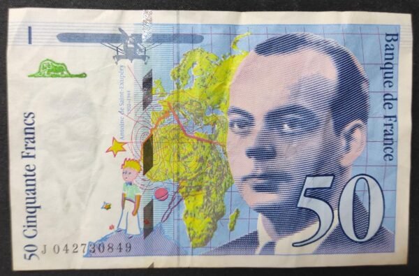 france billet de 50 francs saint exupery 1997 ref : f.73/04 (copie)