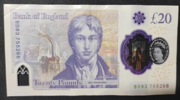 grande bretagne billet de 20 pounds 2016 pick 396 polymère (cop