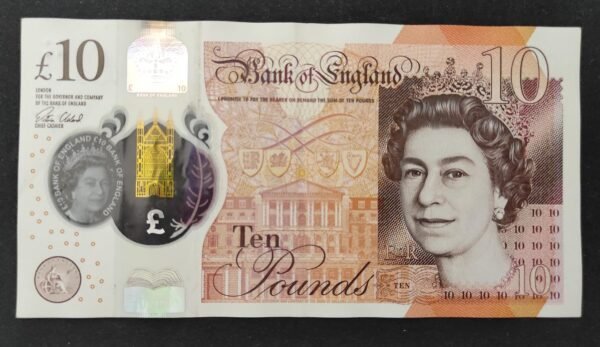 grande bretagne billet de 10 pounds 2016 pick 395 polymère (copie)