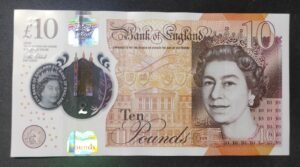 grande bretagne billet de 10 pounds 2016 pick 395 polymère (copie)