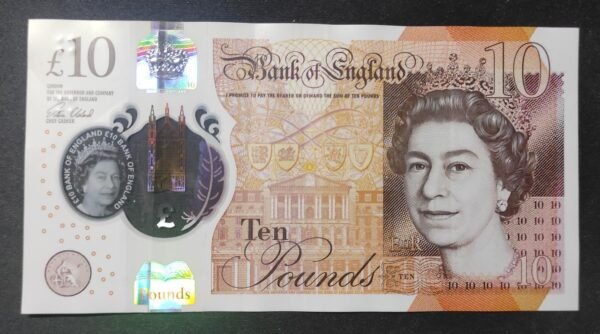 grande bretagne billet de 10 pounds 2016 pick 395 polymère (copie)