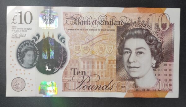 grande bretagne billet de 10 pounds 2016 pick 395 polymère (copie)