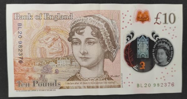 grande bretagne billet de 10 pounds 2016 pick 395 polymère (copie)