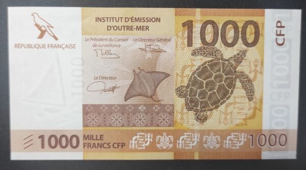 nouvelle calédonie polynésie billet de 1000 francs neuf 3eme sign 131004 k5 (copie)