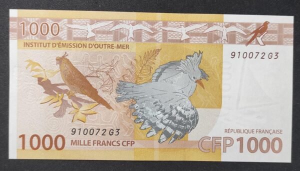 nouveauté nouvelle calédonie polynésie billet de 1000 francs neuf g3 ( 2025 ) 4eme sign !