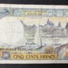 rare billet 500 francs ieom nouvelle calédonie polynésie u.005 ( 1994 ) 3eme sign
