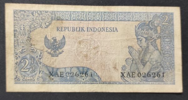 indonésie billet de 2,5 roupies de 1964 pick 81 ttb+ (copie)