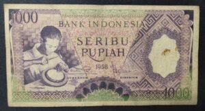indonésie billet de 1000 roupies de 1958 maison traditionnel minangkabau pick 62 (copie) indonésie billet de 1000 roupies de 1958 maison traditionnel minangkabau pick 62 (copie)