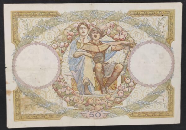 france billet de 50 francs luc olivier merson 14/12/1933 w.14573 ref f.16/04
