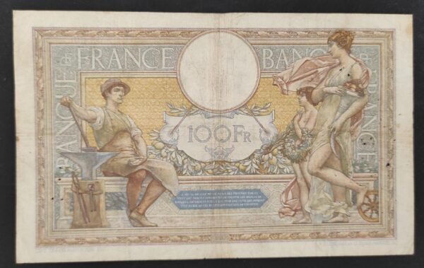 france billet de 100 francs luc olivier merson du 26/07/1934 f.45398 ref f.24/13