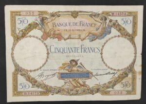 france billet de 50 francs luc olivier merson 14/12/1933 w.14573 ref f.16/04 france billet de 50 francs luc olivier merson 14/12/1933 w.14573 ref f.16/04