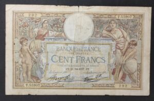 france billet de 100 francs luc olivier merson du 28/01/1937 h.53009 ref f.24/16 (copie) france billet de 100 francs luc olivier merson du 28/01/1937 h.53009 ref f.24/16 (copie)