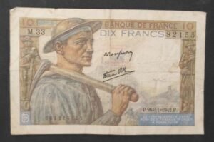 france billet de 10 francs mineur du 26/11/1942 p.34 ref : f.08/06 (copie) france billet de 10 francs mineur du 26/11/1942 p.34 ref : f.08/06 (copie)