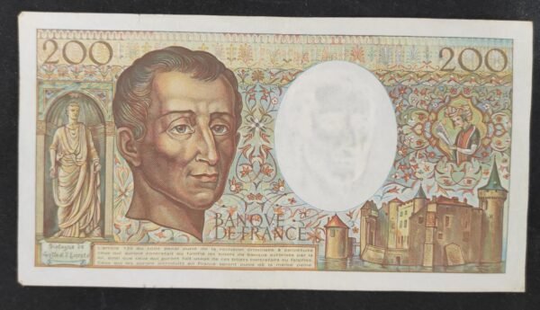 france billet de 200 francs montesquieu de 1982 u.013 ref f.70/2 (copie)