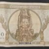 nouvelle calédonie billet de 100 francs ruines d'angkor " noumea " km.415.e