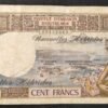 nouvelles hébrides billet de 100 francs 1er signature e.1 de 1972 (copie)