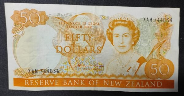 nouvelle zélande billet de 50 dollars 1983 1992 pick 174 reine elizabeth ii (copie)