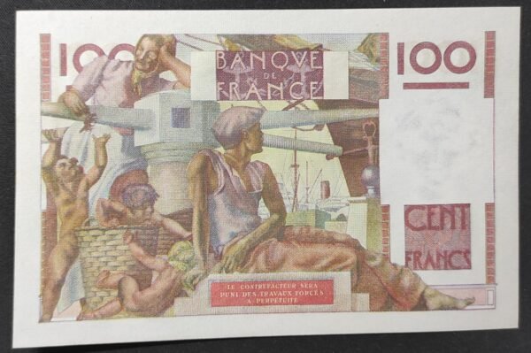 france billet de 100 francs jeune paysan du 19/5/1949 b.331 ref : f.28/24 (copie)