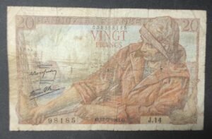 france billet de 20 francs pécheur 1er date 12/02/1942 k.11 ref : f.13/01 ! (copie) france billet de 20 francs pécheur 1er date 12/02/1942 k.11 ref : f.13/01 ! (copie)