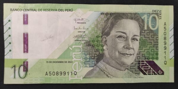 pérou billet de 10 soles du 15/12/2022 pick 196 (copie)