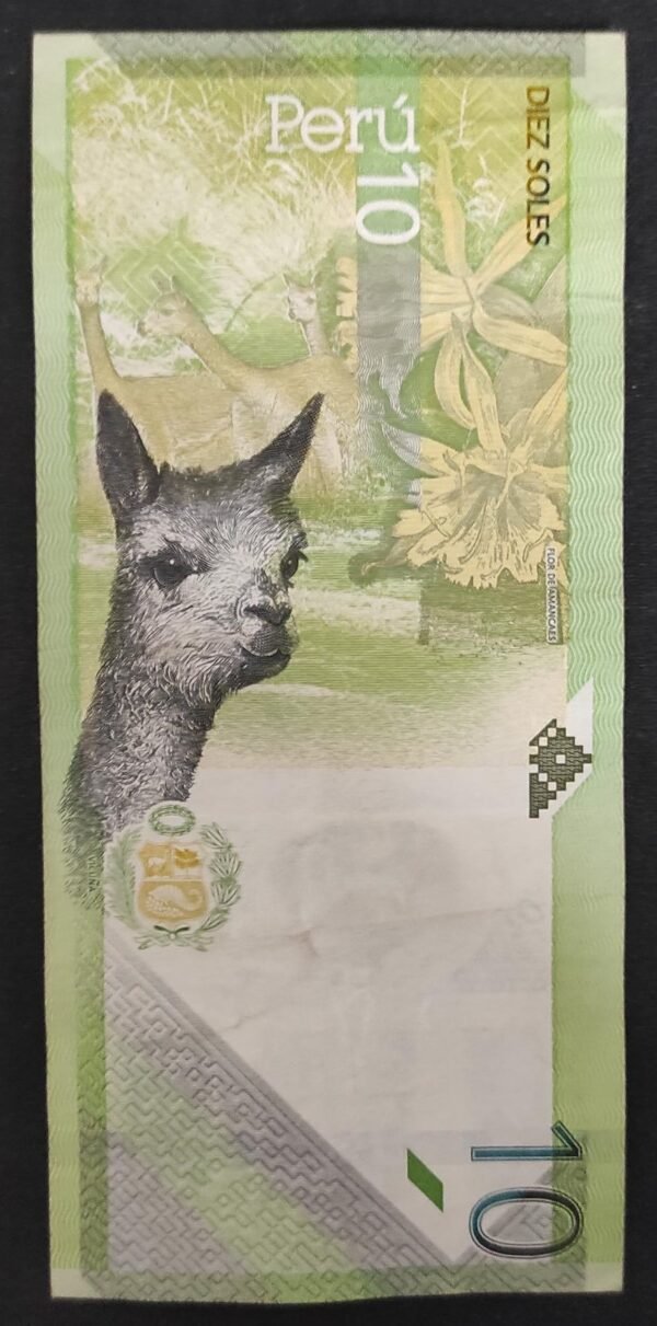 pérou billet de 10 soles du 15/12/2022 pick 196 (copie)