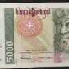 portugal billet de 5000 escudos 1997 pick 190 tb+ (copie)