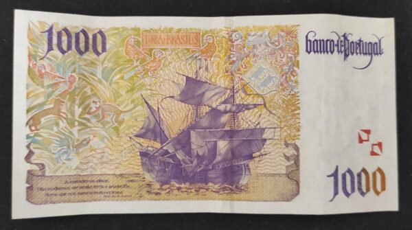 portugal billet de 1000 escudos du 31/10/1996, pick 188 ttb+