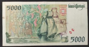 portugal billet de 5000 escudos 1997 pick 190 tb+ (copie)