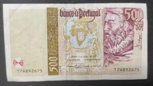 portugal billet de 500 escudos de 17/04/1997 pick 187 ttb+