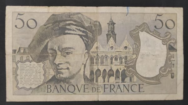 france billet de 50 francs quentin de la tour 1976 a.3 ref : f.67/01 !